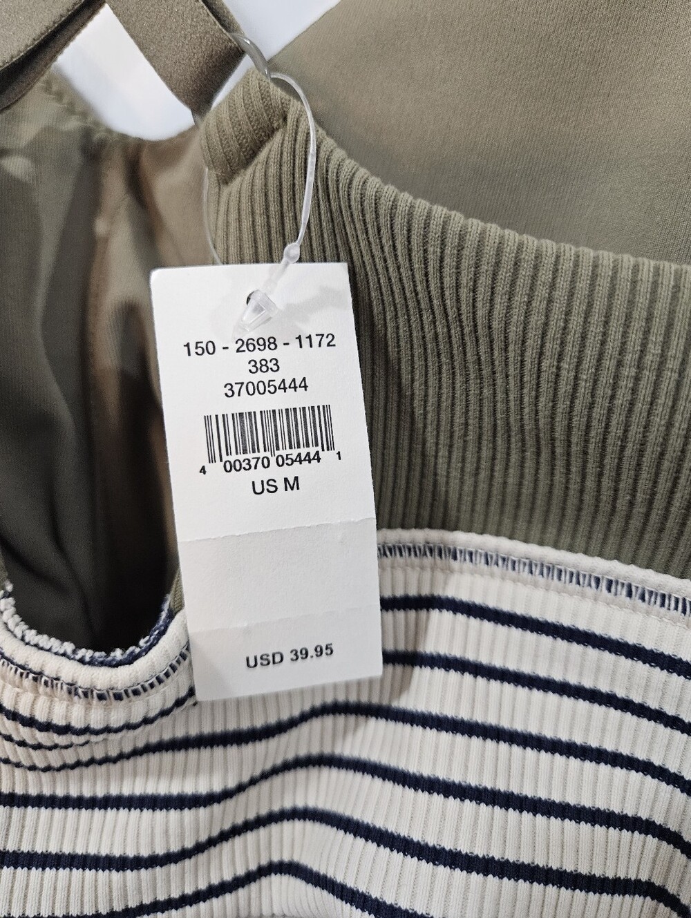 NWT Offline By Aerie Ribbed Scoop Sports Bra Size M - Picture 4 of 6